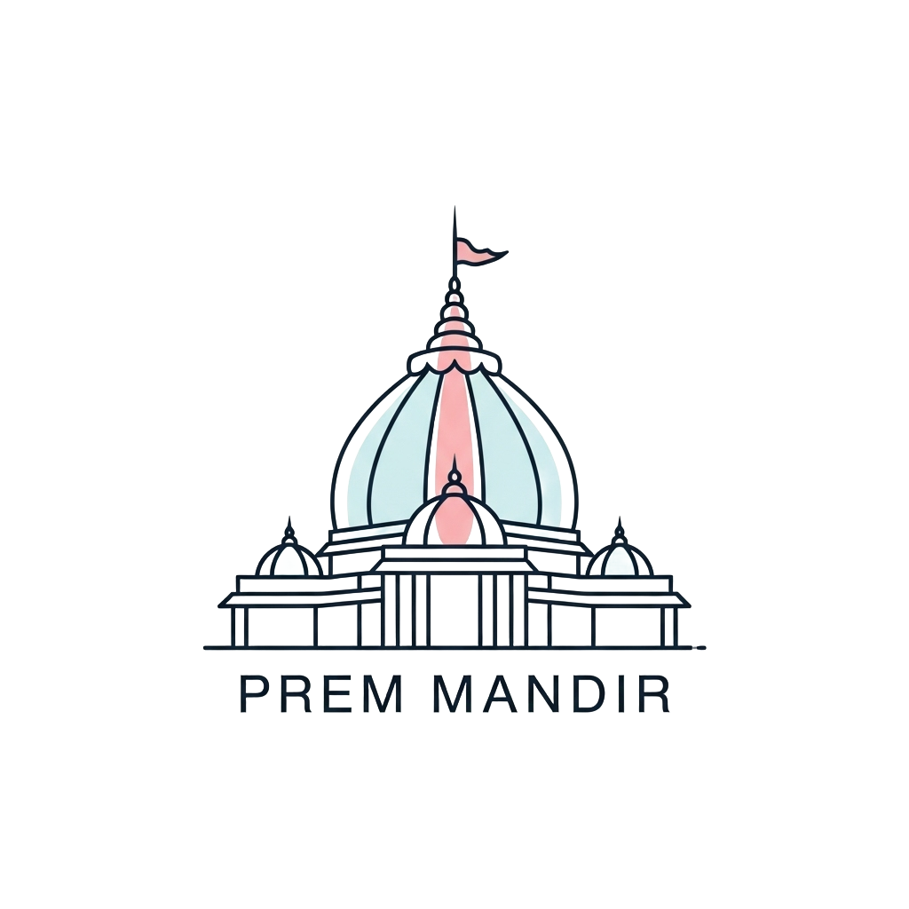 Prem Mandir, Vrindavan Logo